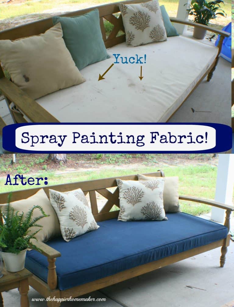 How to Spray Paint Fabric