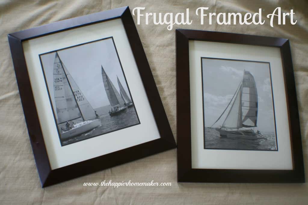 frugal framed art