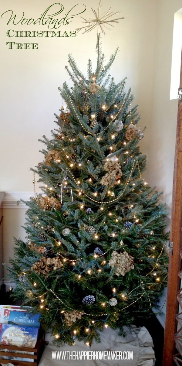 Rustic Woodlands Christmas Tree  The Happier Homemaker