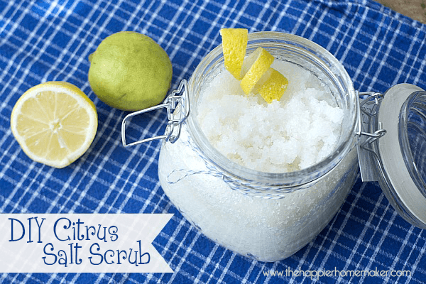 citrus sea salt scrub