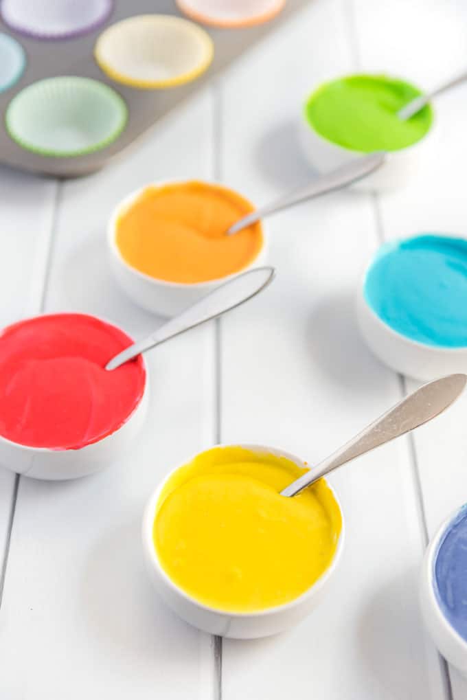 Rainbow Cupcakes The Happier Homemaker