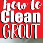 how to clean grout collage
