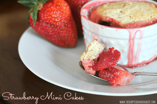 Strawberry Mini Cakes