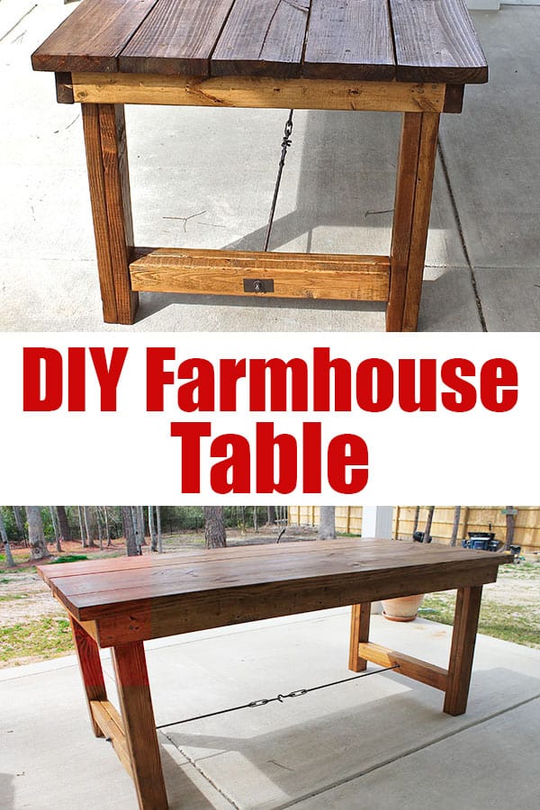 DIY Pottery Barn Inspired Dining Table