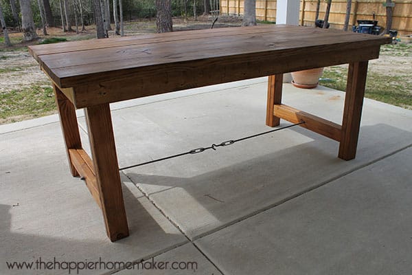 Diy Pottery Barn Inspired Dining Table Easy 1 Day Beginner Project