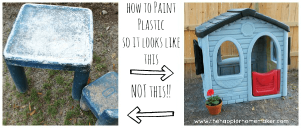 How to Paint Plastic The Happier Homemaker