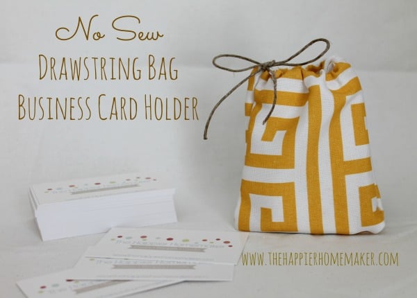 No sew walker discount bag