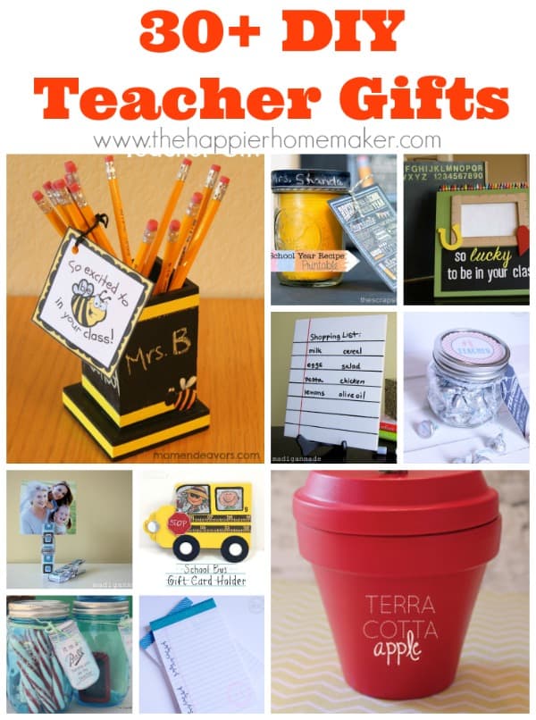 30 diy teacher gifts