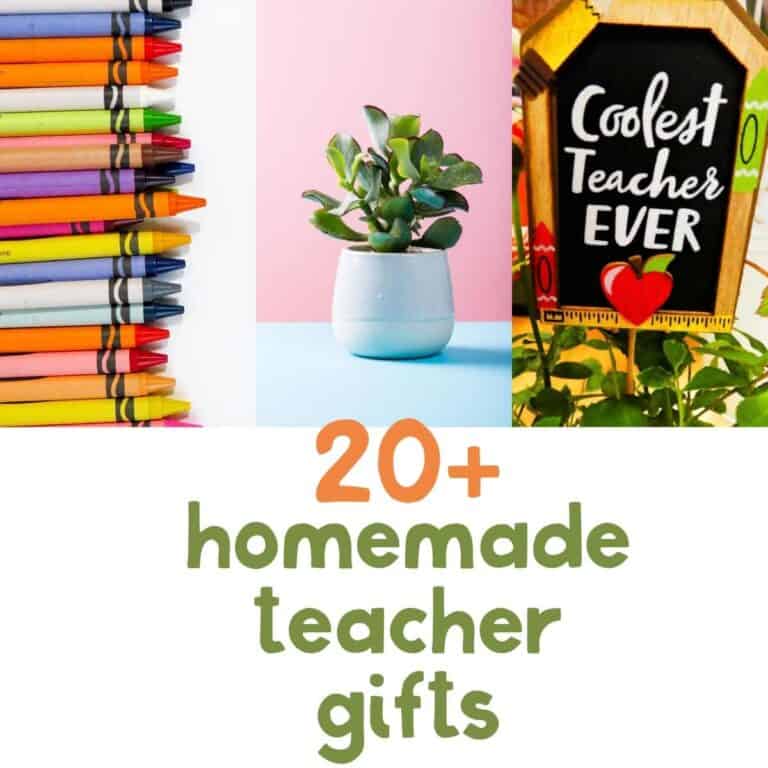 20+ DIY & Homemade Teacher Gifts