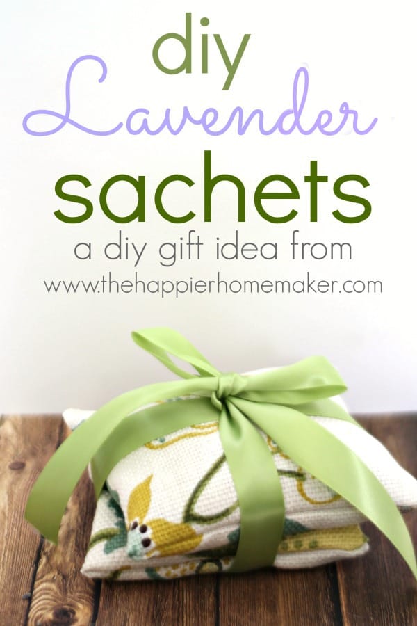 Easy Stamped Lavender Sachets - DIY Beautify - Creating Beauty at Home