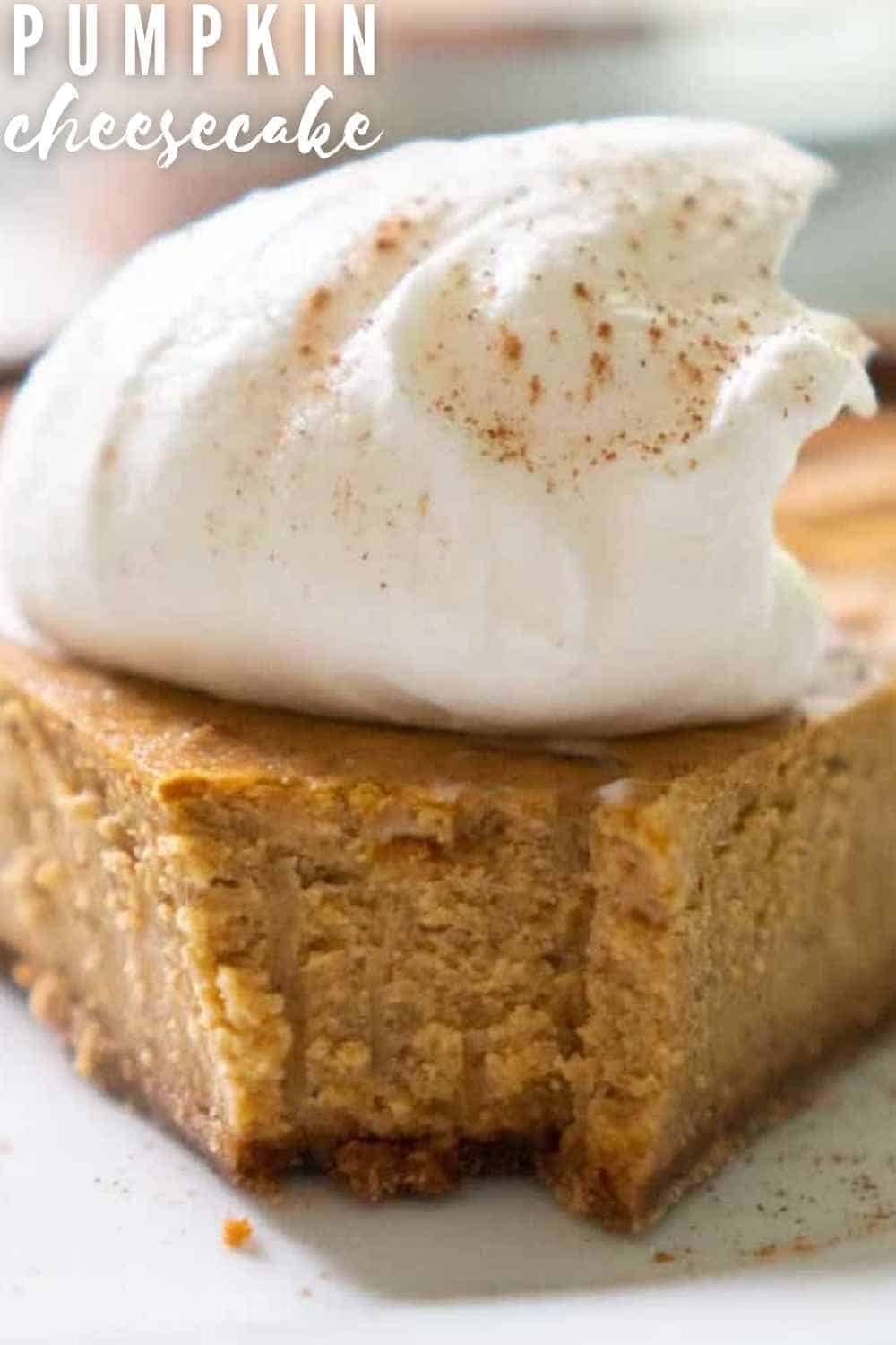 Easy Pumpkin Cheesecake The Happier Homemaker   Pumpkin Cheesecake 1 