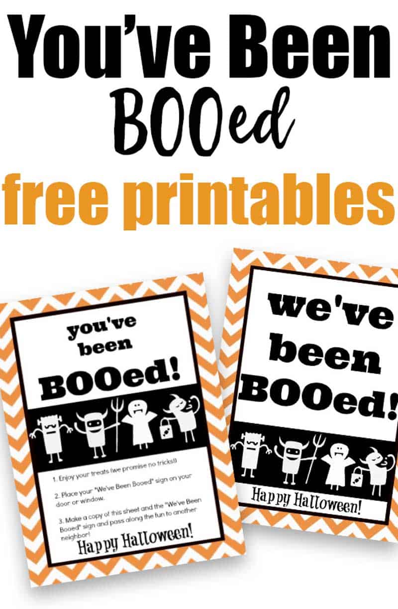 Free You ve Been BOOed Free Printables For Halloween Boo Bags
