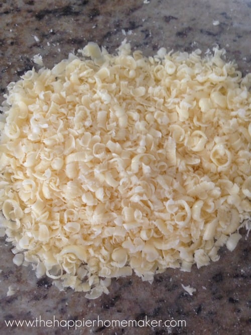 grated soap