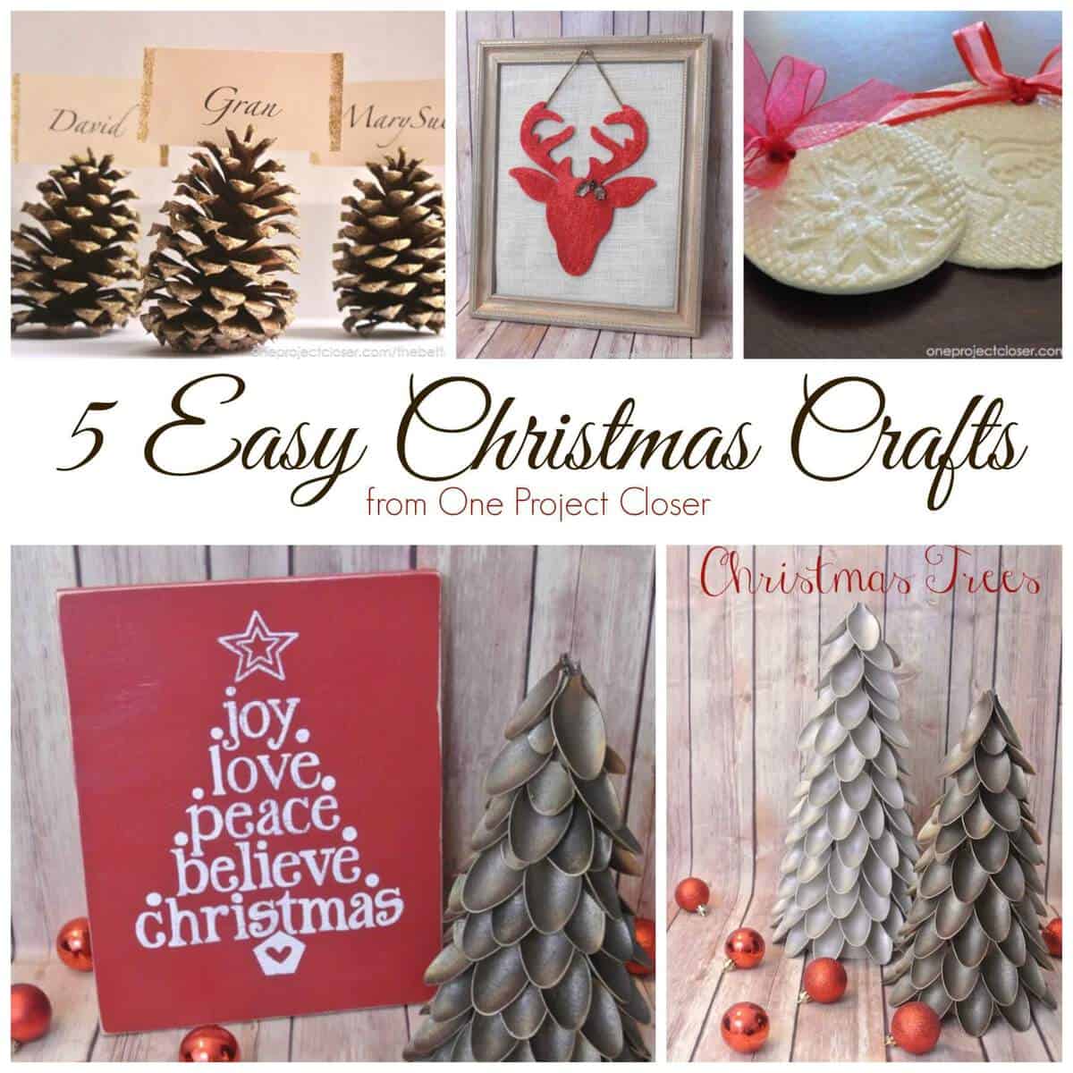 Crafts The Happier Homemaker   One Project Closer Christmas Crafts 