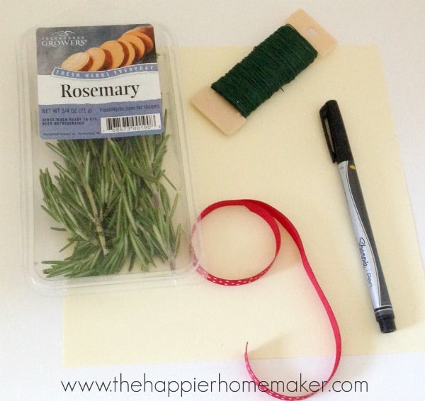 rosemary wreath supplies