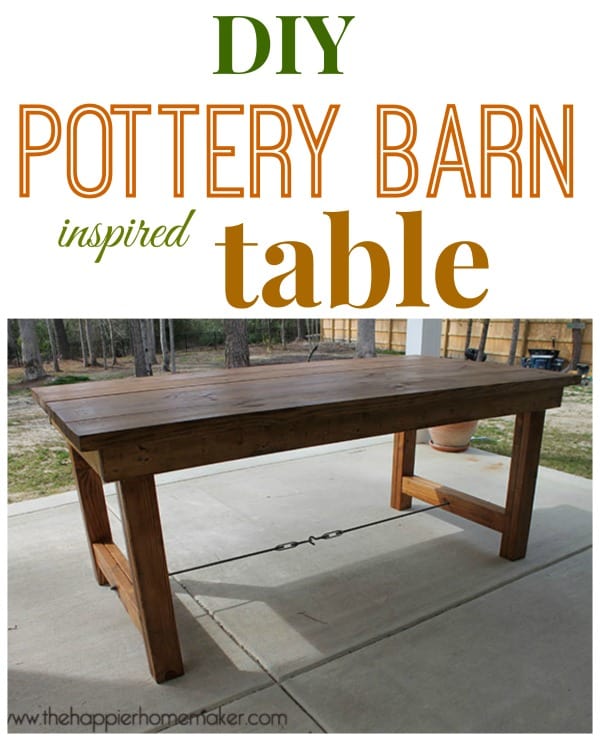 pottery barn table diy