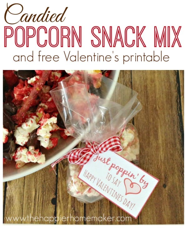 candied popcorn snack valentines printable