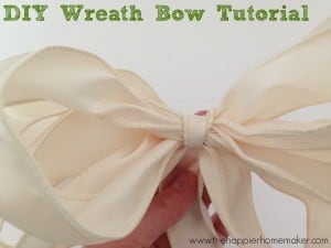 How to Tie a Wreath Bow | Easy Tutorial to Make a Wreath Bow
