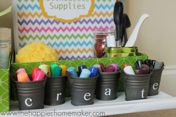 silhouette sketch pen storage