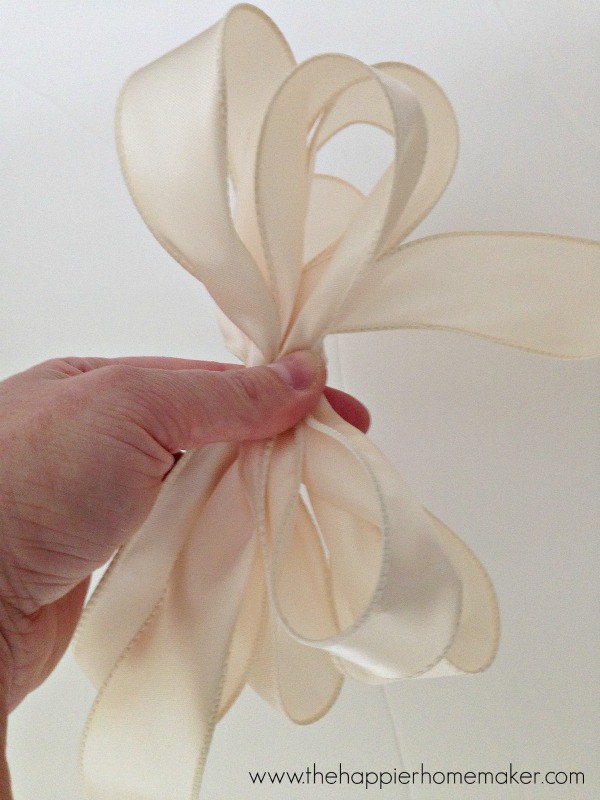 wreath bow tutorial diy