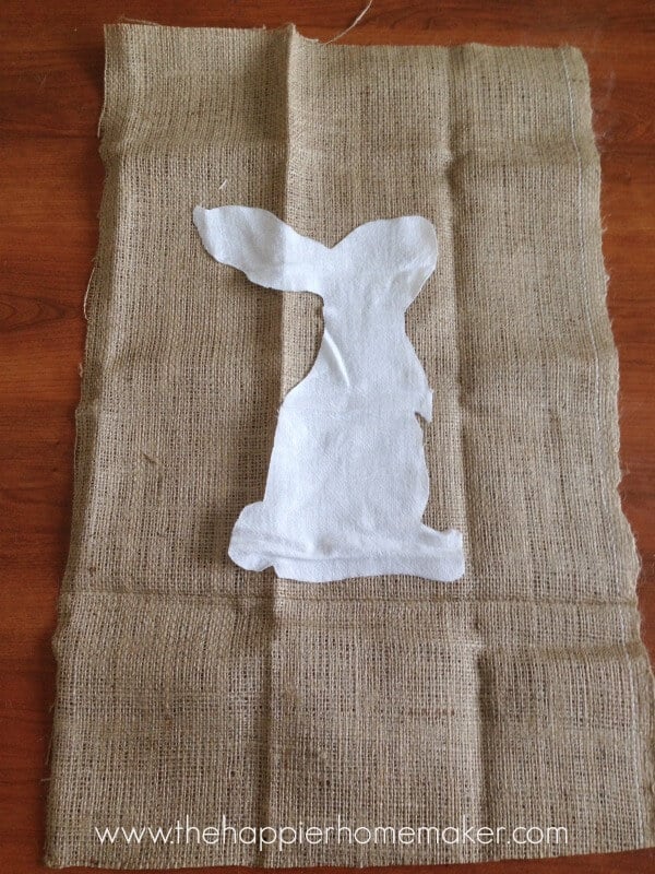 cutting bunny banner pottery barn