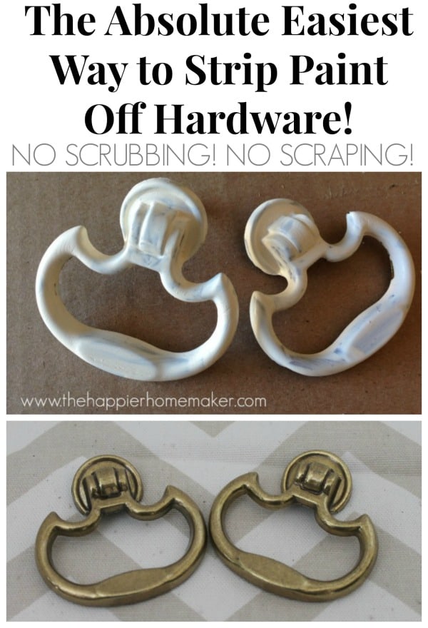 Brass Hardware  Easy Tricks to Remove Paint & Tarnish - The Homes