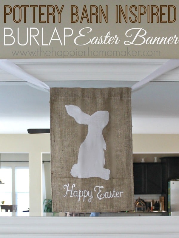 pottery barn easter bunny banner