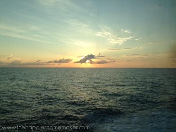 sunrise on cruise