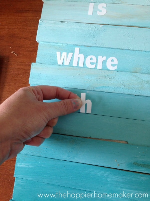 beach ombre sign tutorial