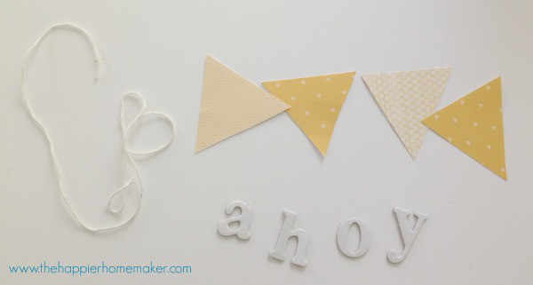 diy wreath banner