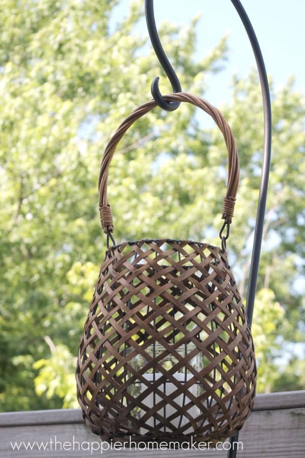 wicker lantern