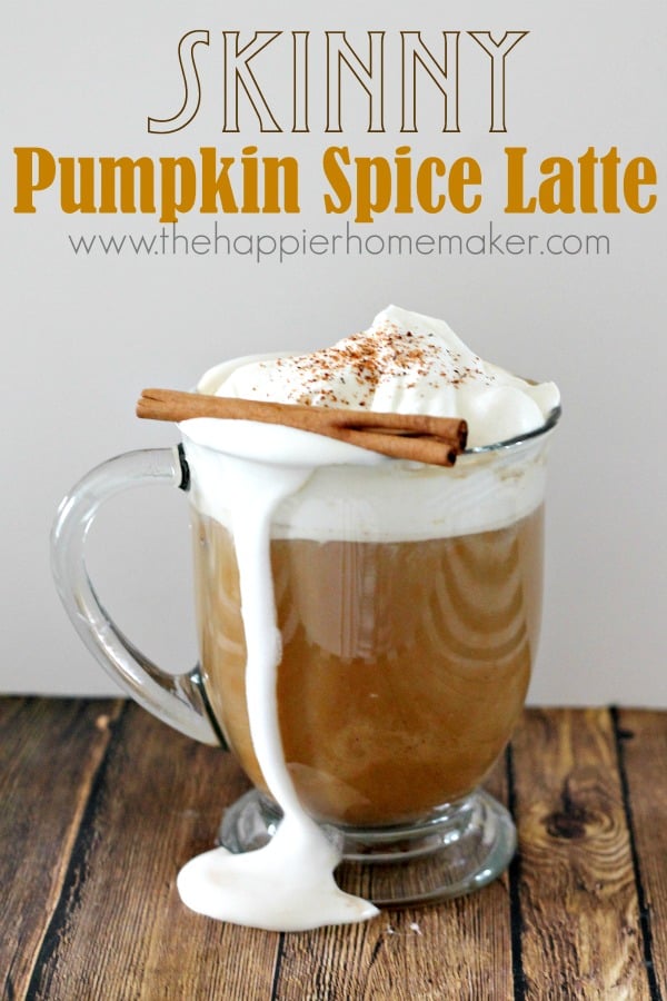 skinny pumpkin spice latte recipe