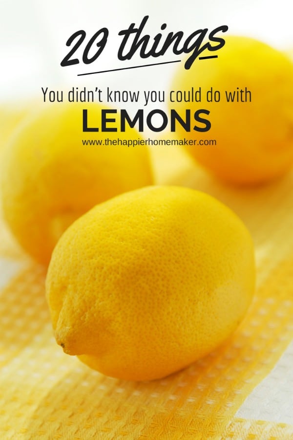 33 Unexpected Things to Do With Lemons