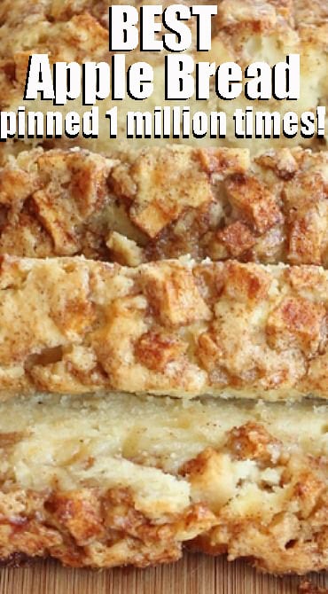 The BEST Cinnamon Apple Bread Recipe - The Happier Homemaker