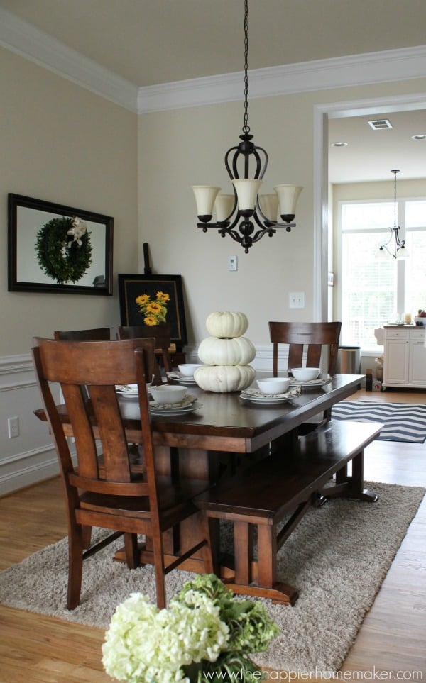 autumn dining room