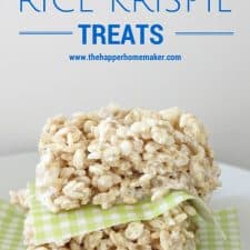 Perfect Rice Krispie Treats (it's all about the Secret Ingredients!) image