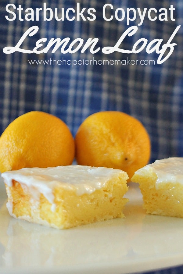 lemon loaf in front of lemons