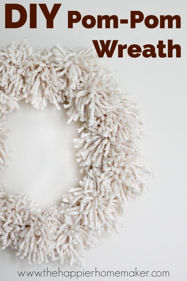 diy pom pom wreath