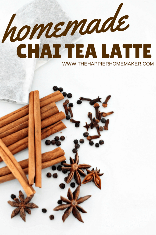 homemade chai tea latte recipe