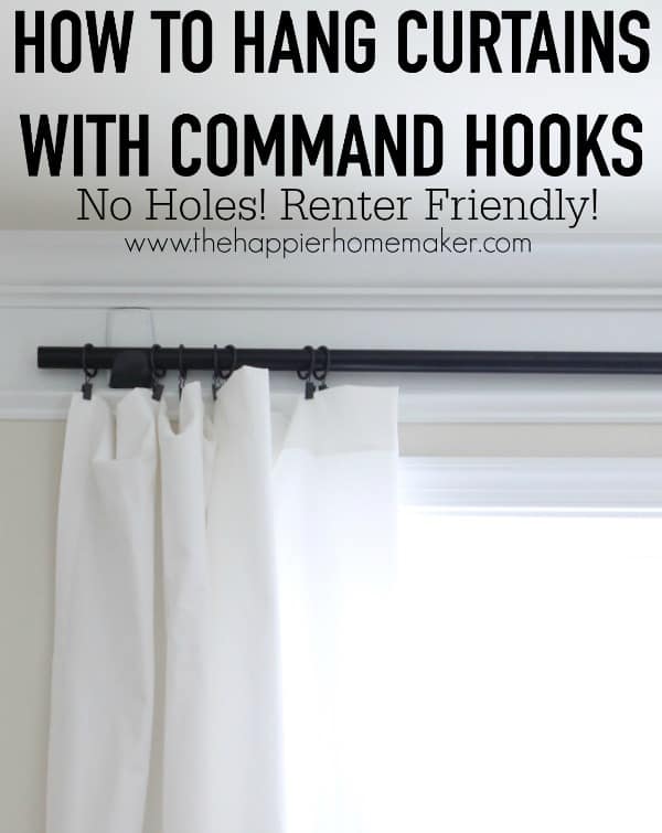 Hang Curtains Using Command Hooks