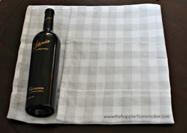 Wine Bottle Kitchen Towel