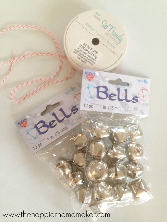 jingle bell ornament supplies