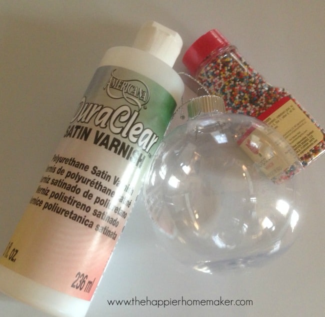 sprinkle ornament supplies