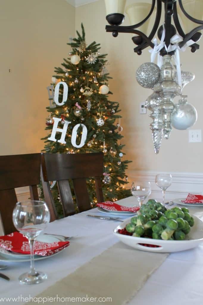 dining room xmas home tour