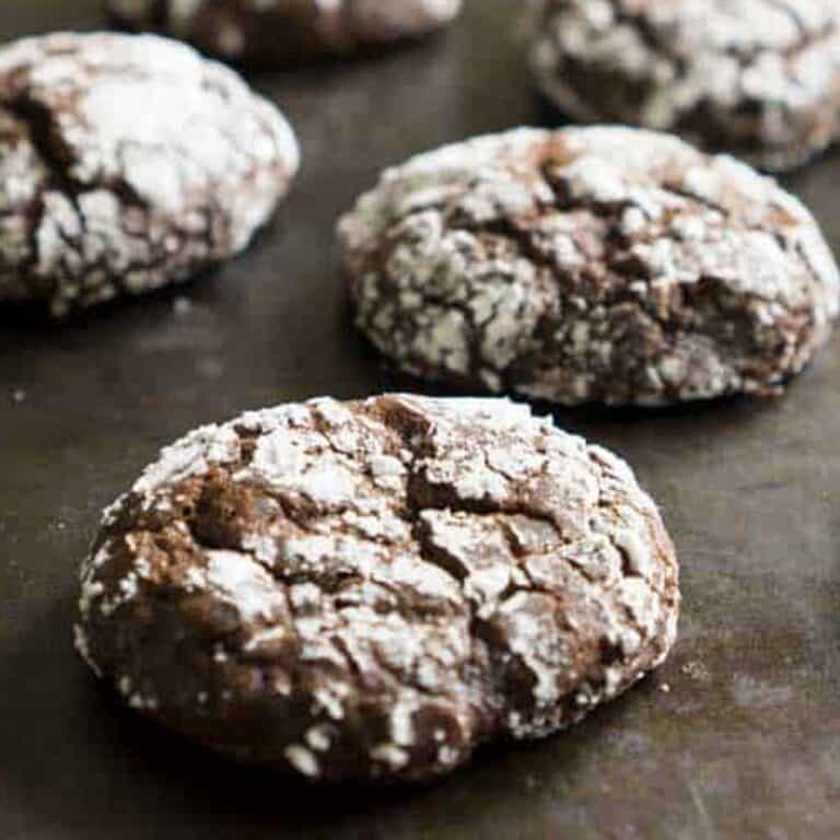 Chocolate Crinkle Cookies