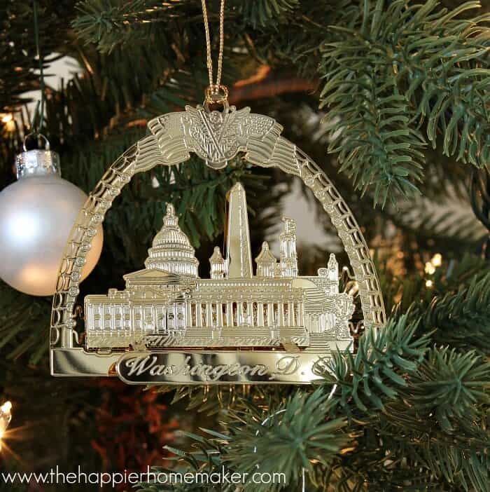 washington dc ornament