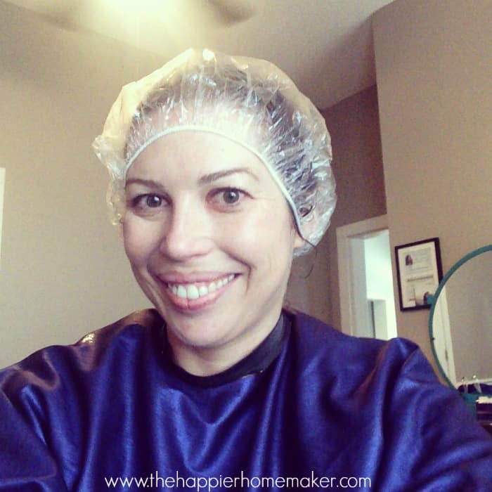 during keratin treatment