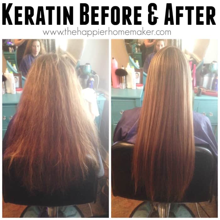 keratin treatment before and after picture curly hair