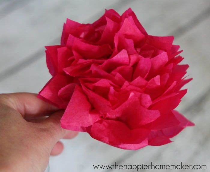 make a paper flower diy