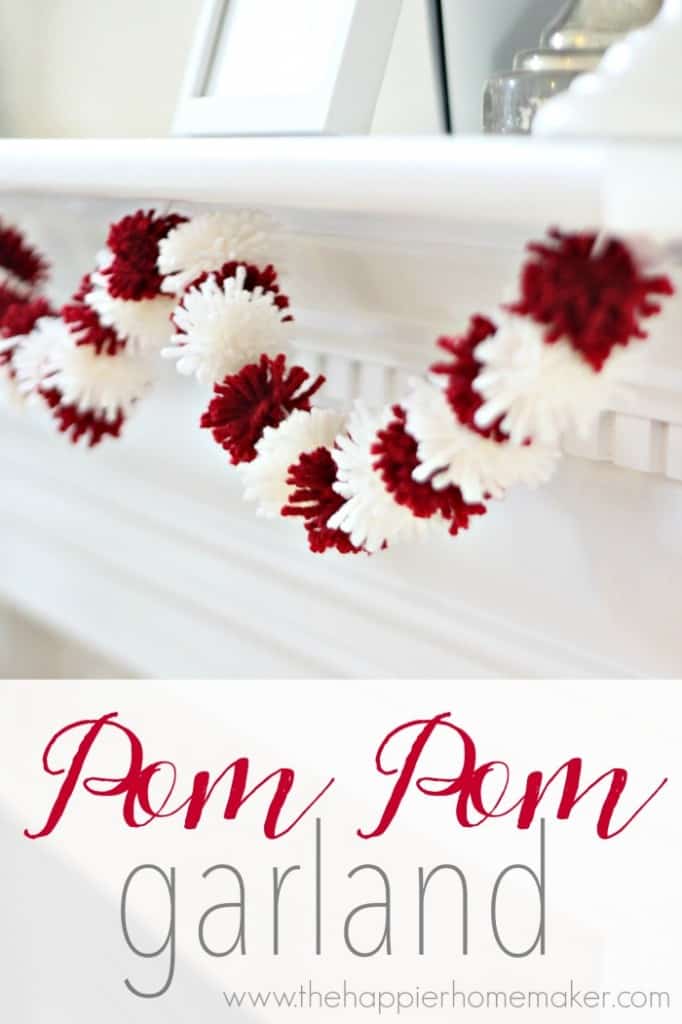 Thread Your Own Pom Poms, Create Christmas, Pom Pom Garland